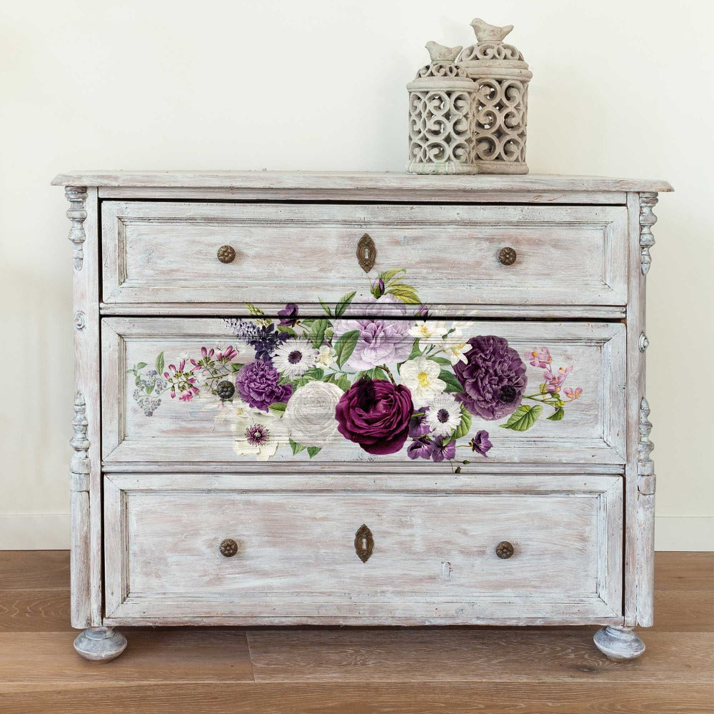 MAJESTIC BLOOMS (Pre-Order) - 30cm x 30cm - Redesign Decor Transfer Decal