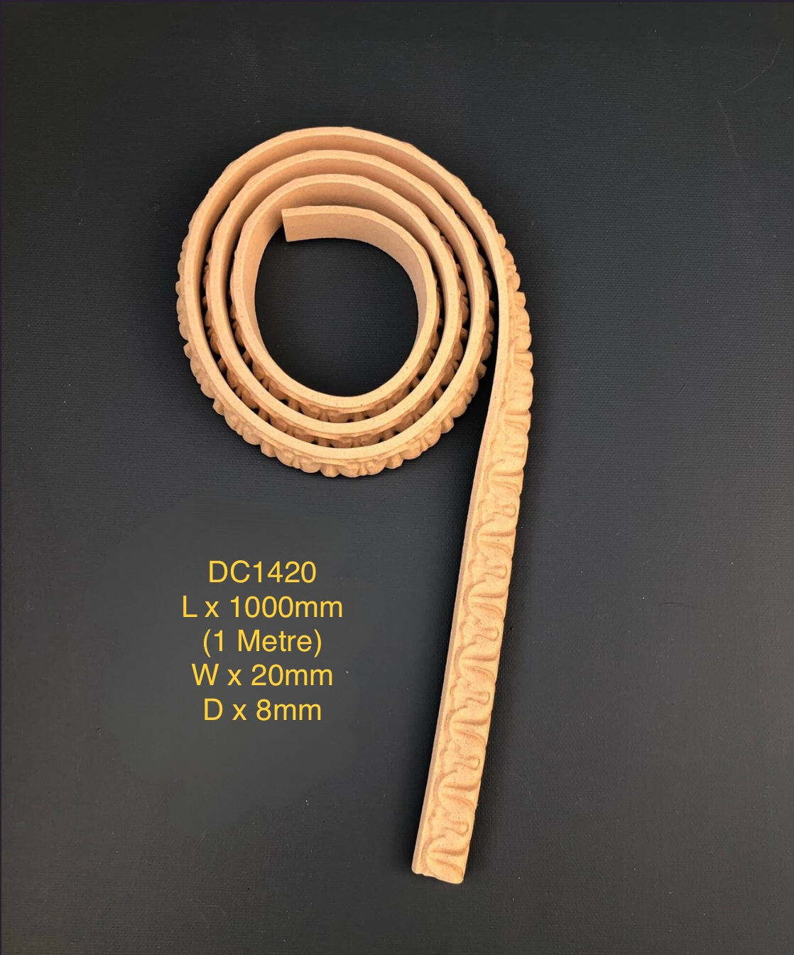 Heat Bendable Wood Trims From Decocurve - 1 Metre - DC1420 20mm