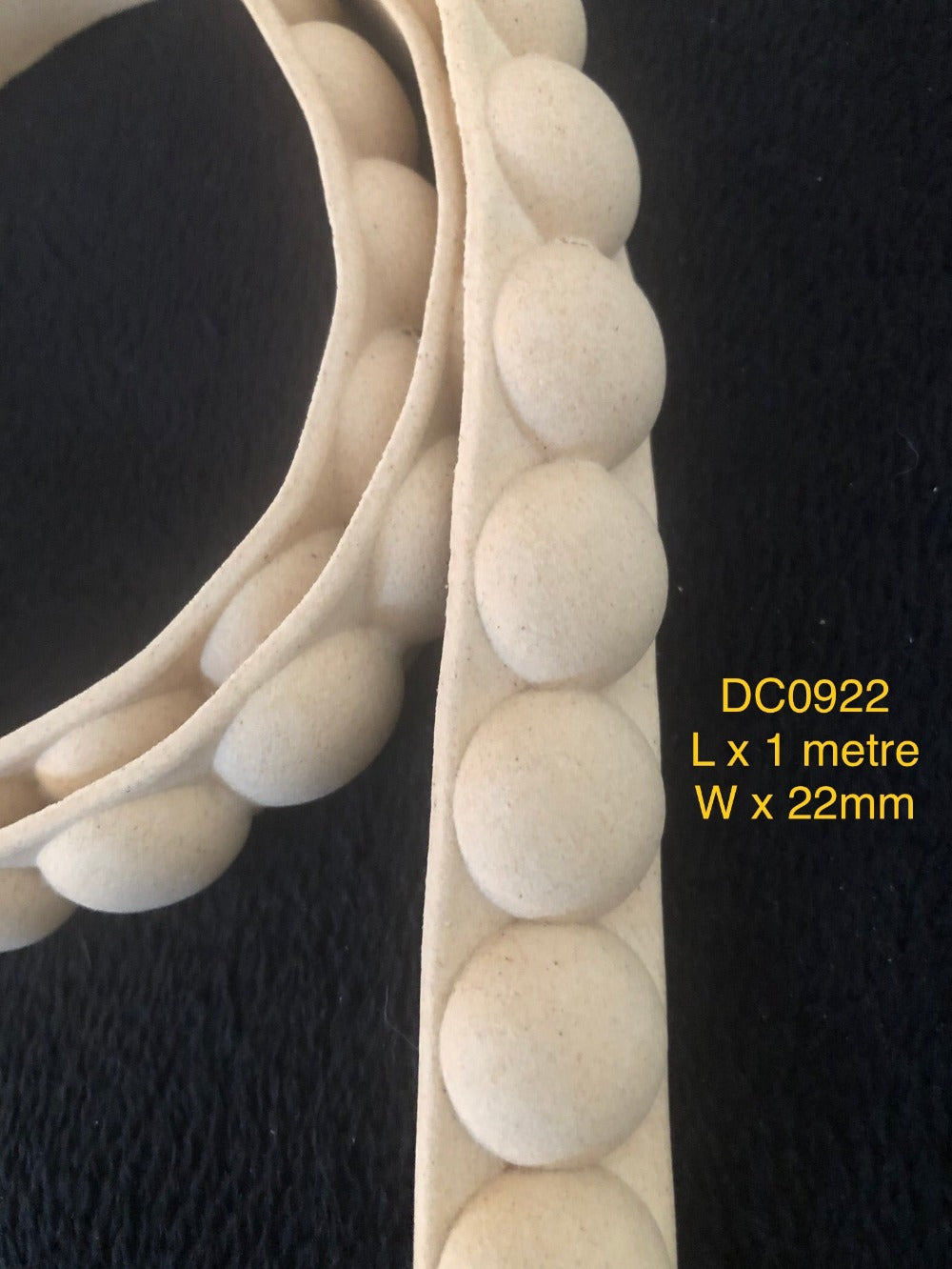 Heat Bendable Wood Trims From Decocurve - 1 Metre DC0922 22mm