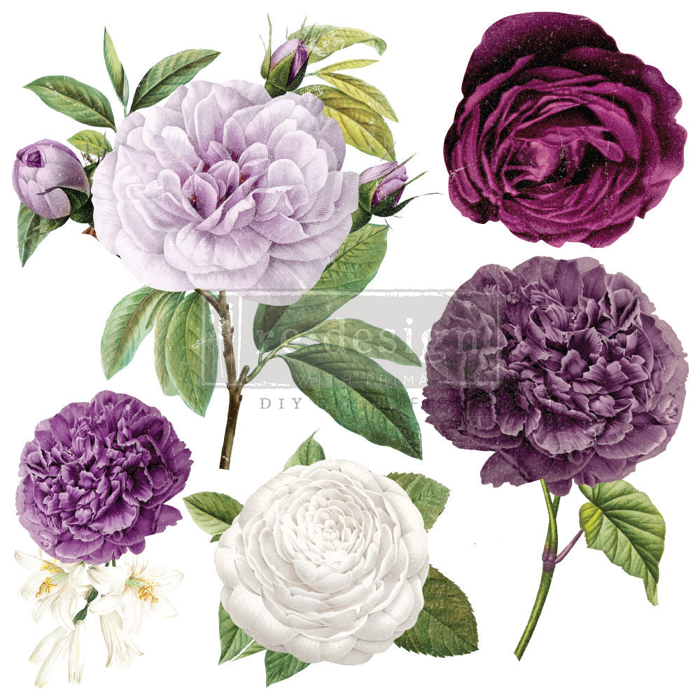 MAJESTIC BLOOMS (Pre-Order) - 30cm x 30cm - Redesign Decor Transfer Decal