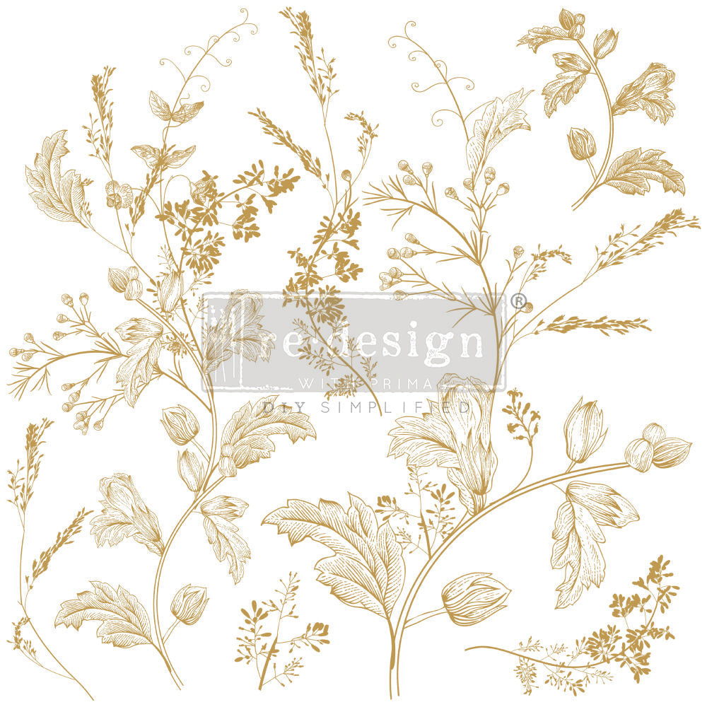DAINTY BLOOMS (Pre-Order) - 30cm x 30cm - Redesign Decor Transfer Decal