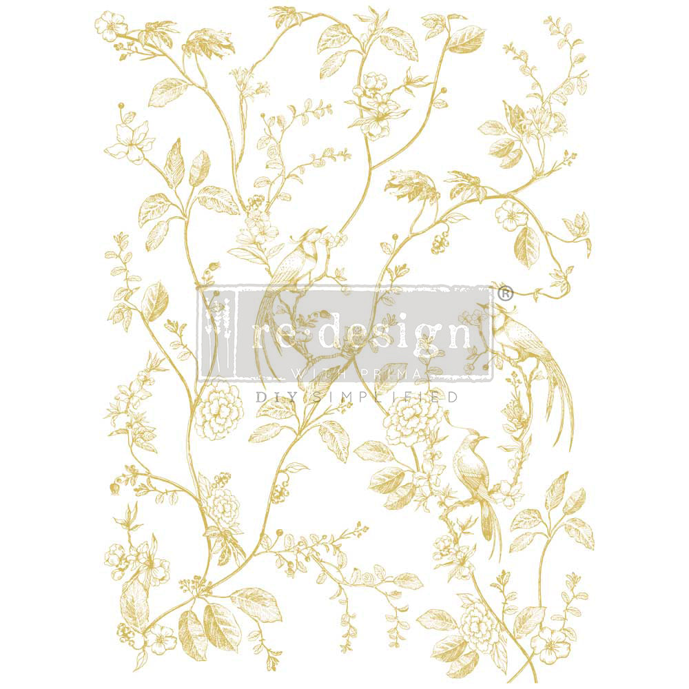 KACHA A BIRD SONG - 24" x 35" - Redesign Decor Transfer Decal