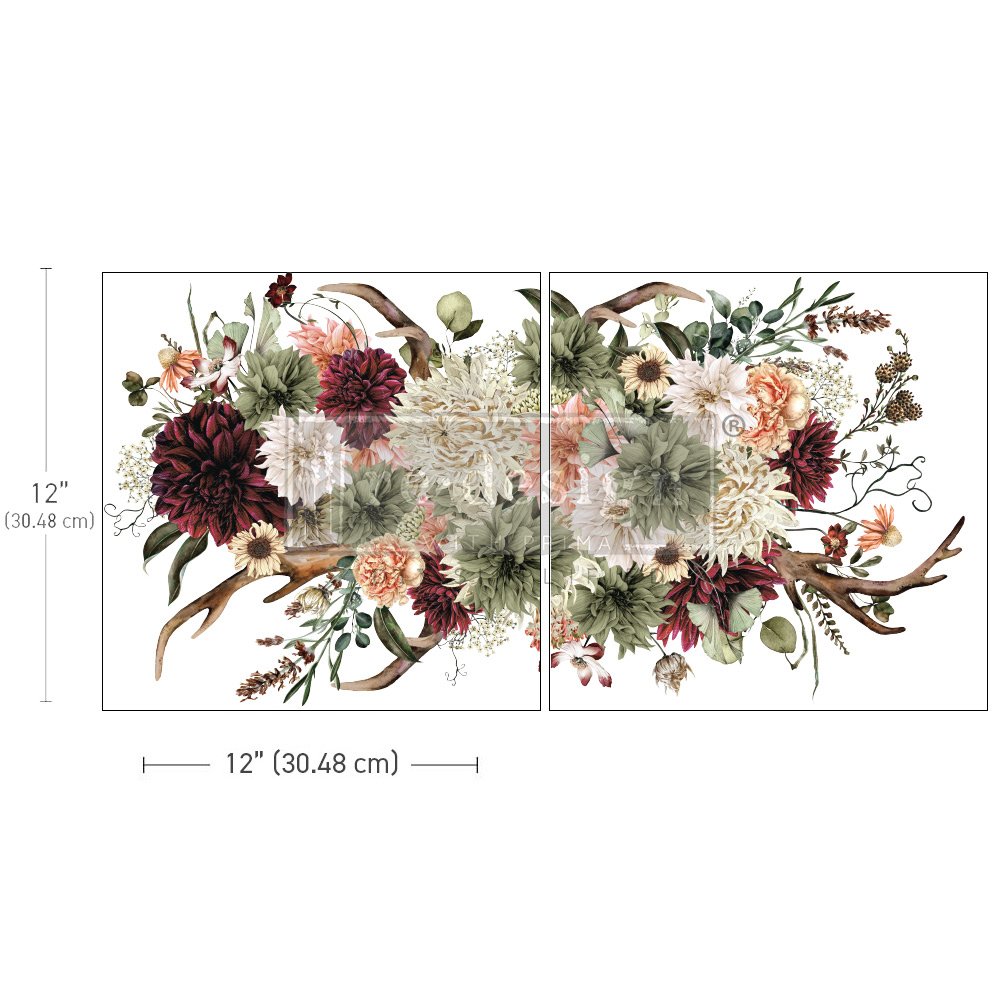 PRAIRIE HOUSE - 2 sheets each 30cm x 30cm - Redesign Decor Transfer Decal