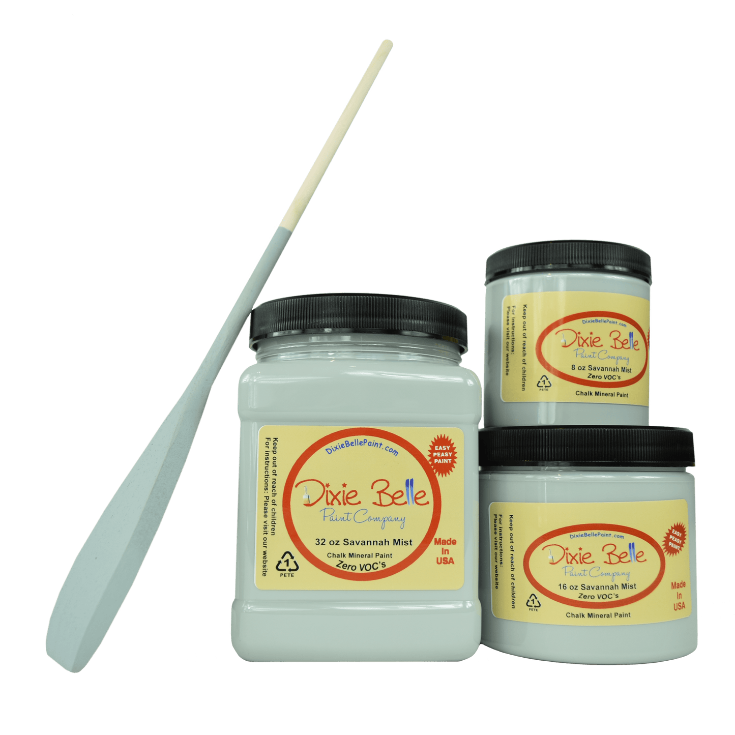 SAVANNAH MIST - Dixie Belle - Light Blue with Grey Undertones Mineral Chalk Paint - 236ml/8oz - 473ml/16oz
