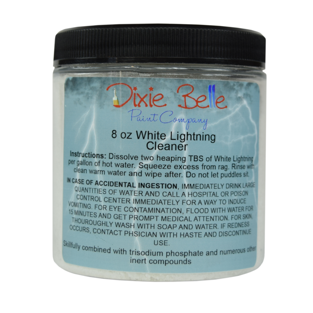 WHITE LIGHTNING - Furniture Prep Cleaner - 8oz - Dixie Belle