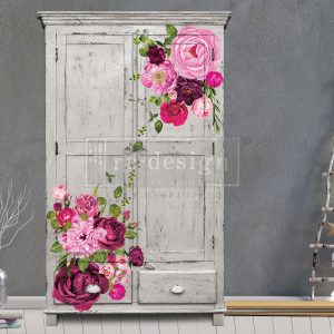 LUSH FLORAL I - 48" X 35" - Re-design With Prima Furniture Decor Transfer