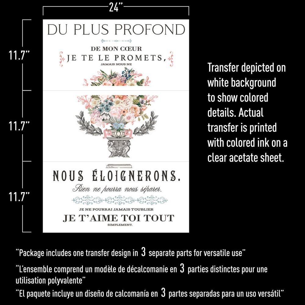 ROYAL BOUQUET - 24" x 35" - Redesign Decor Transfer Decal
