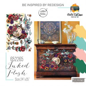 CECE - INKED FLASH - 24" x 35" - Redesign Decor Transfer Decal