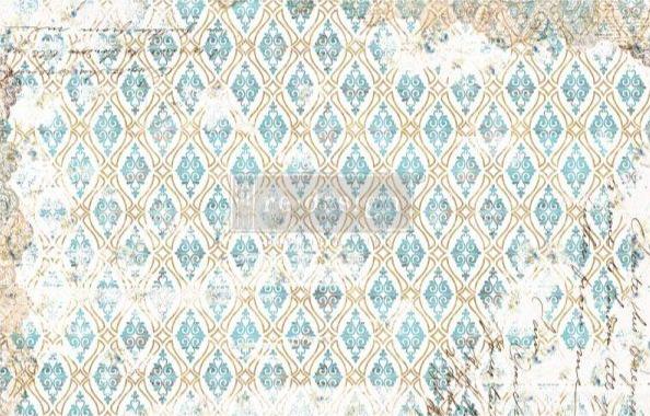 Decoupage Decor Tissue Paper - DISTRESSED DECO - 19″ X 30″ Re-Design with Prima