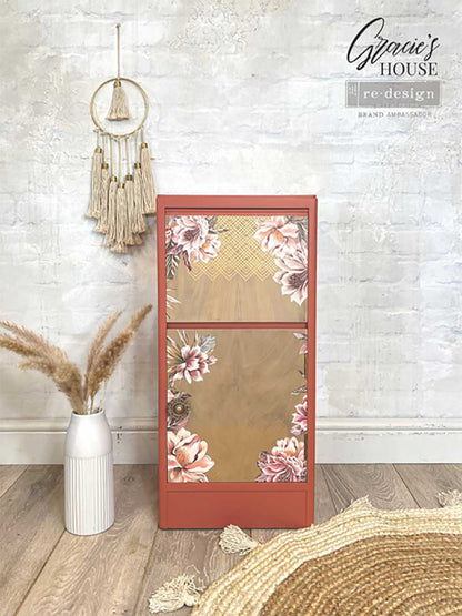 EXOTICA - 3 sheets - 15cm x 30cm each - Redesign Decor Transfer Decal
