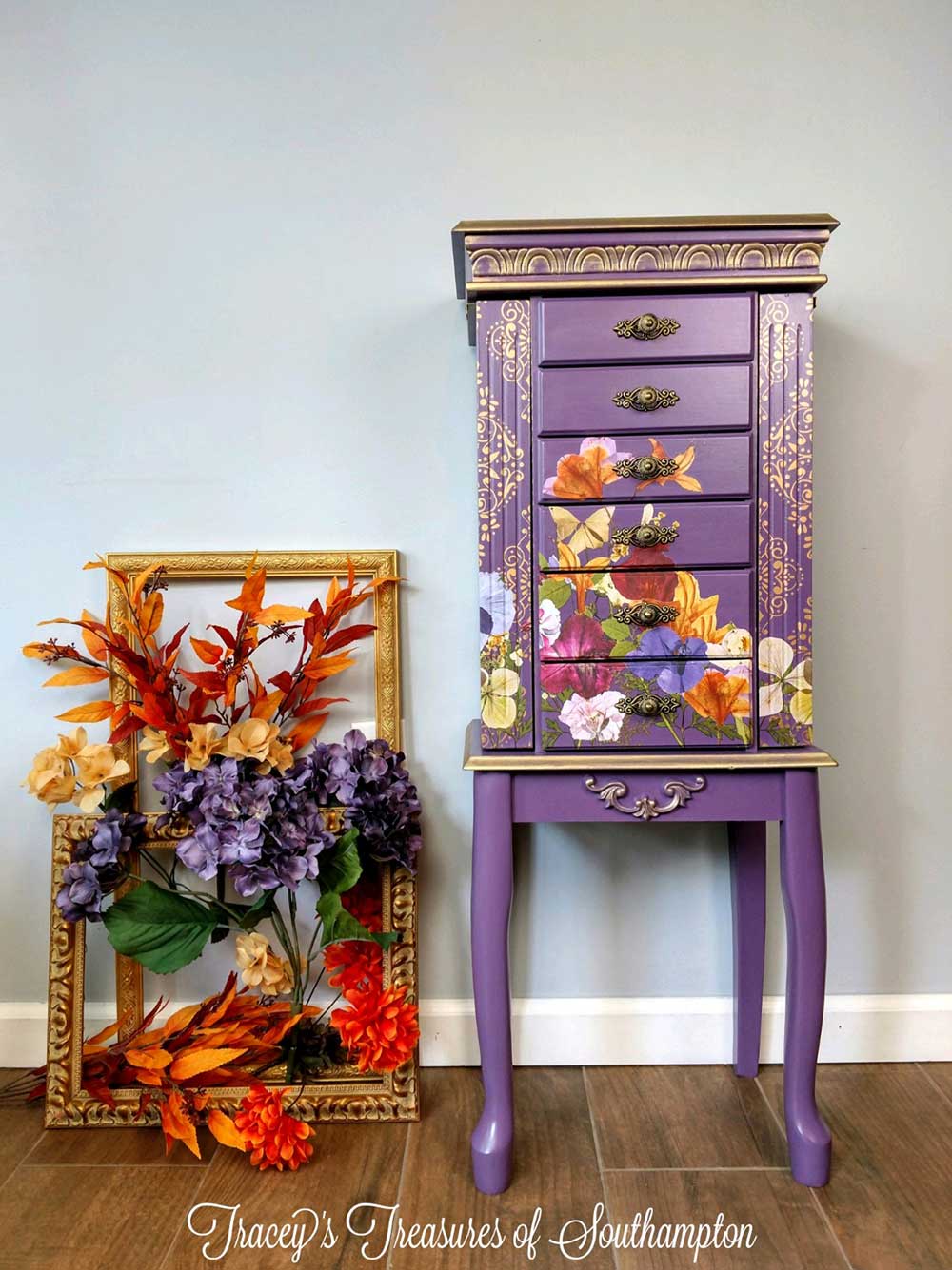 PRESSED FLOWERS - 24" x 35" - Redesign Decor Transfer Decal