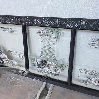 IN THE MEADOWS - 3 sheets - 15cm x 30cm each - Redesign Decor Transfer Decal