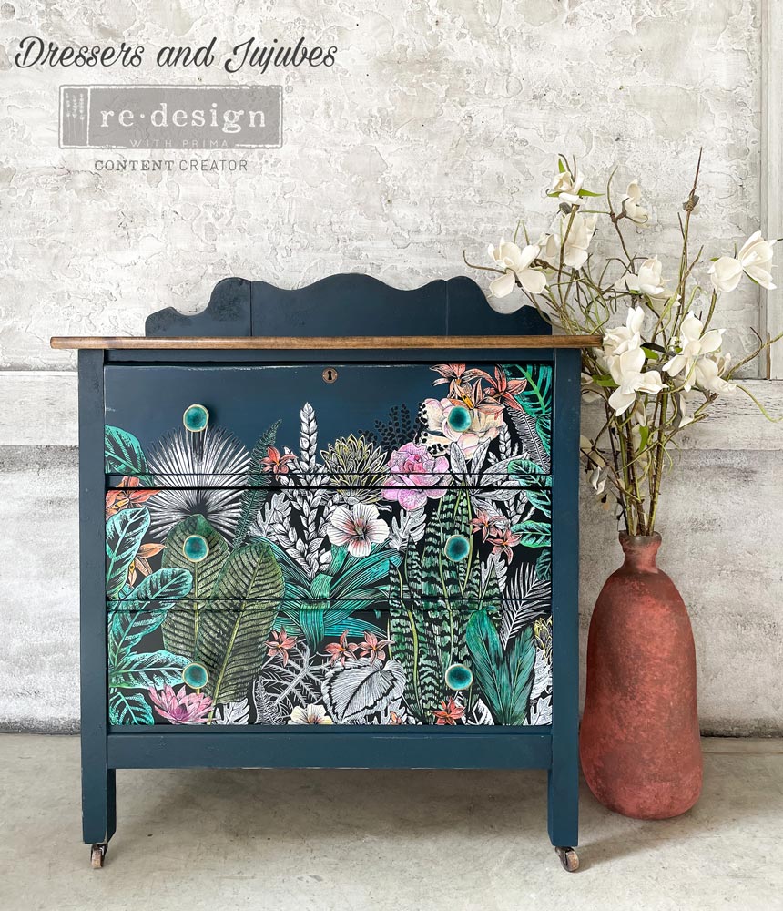 ABSTRACT JUNGLE - 24" x 35" - Redesign Decor Transfer Decal