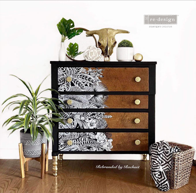 ABSTRACT JUNGLE - 24" x 35" - Redesign Decor Transfer Decal