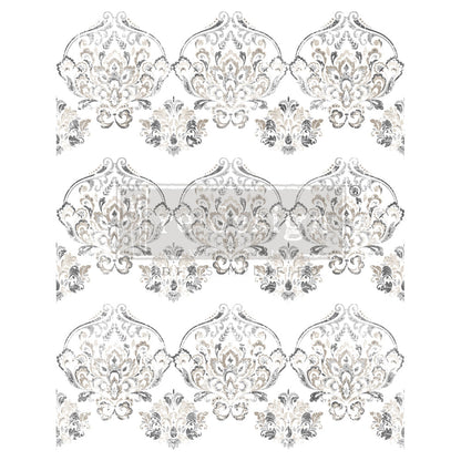 ANTIQUE DAMASK - 24" x 35" - Redesign Decor Transfer Decal