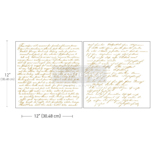 SWEET NOTES - 30cm x 30cm - Redesign Decor Transfer Decal