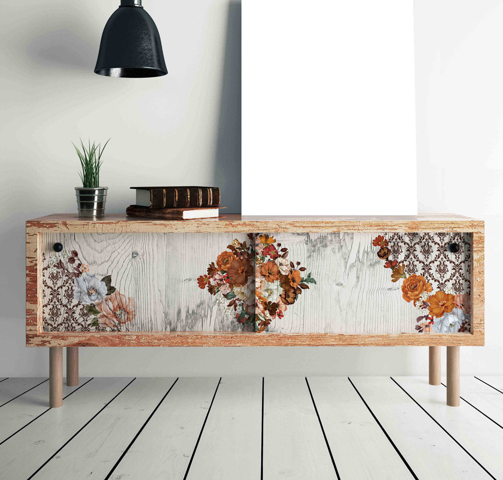 CLASSIC PEACH - 3 sheets - 21.5cm x 27.9cm each - Redesign Decor Transfer Decal