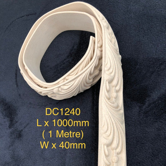 Heat Bendable Wood Trims From Decocurve - 1 Metre - DC1240 40mm