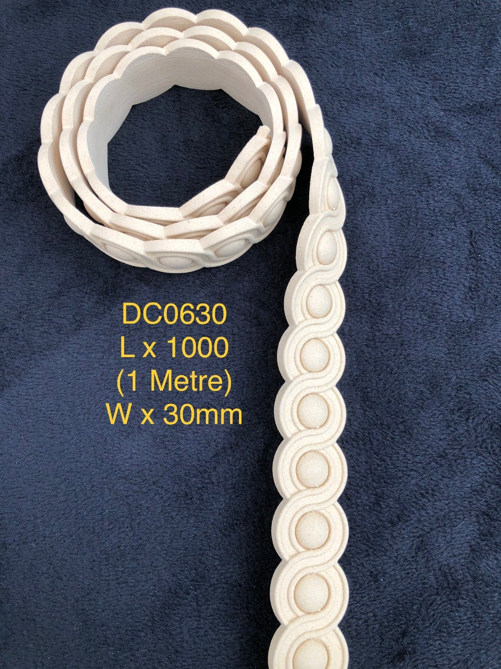 Heat Bendable Wood Trims From Decocurve - 1 Metre DC0630 30mm