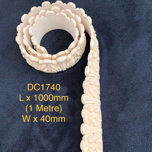 Heat Bendable Wood Trims From Decocurve - 1 Metre - DC1740 40mm
