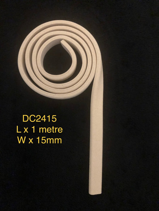 Heat Bendable Wood Trims From Decocurve - 1 Metre DC2415 15mm