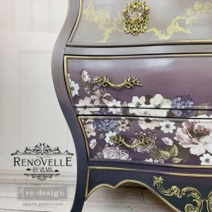 DARK FLORAL - 24" x 35" - Redesign Decor Transfer Decal