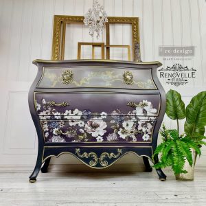 DARK FLORAL - 24" x 35" - Redesign Decor Transfer Decal