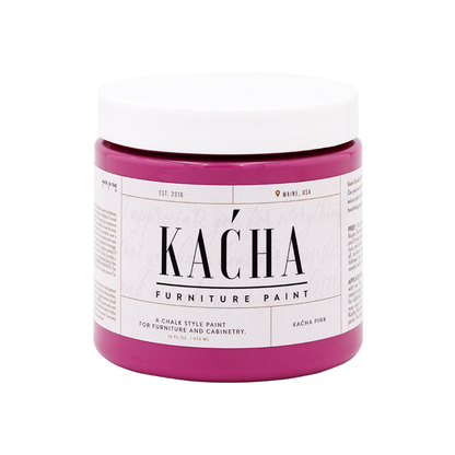 Kacha Pink is a rich and bold furniture paint colour that dazzles with its vibrant hue