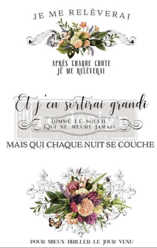 BEAUTIFUL SUNSHINE - 61cm x 89cm - Redesign Decor Transfer Decal