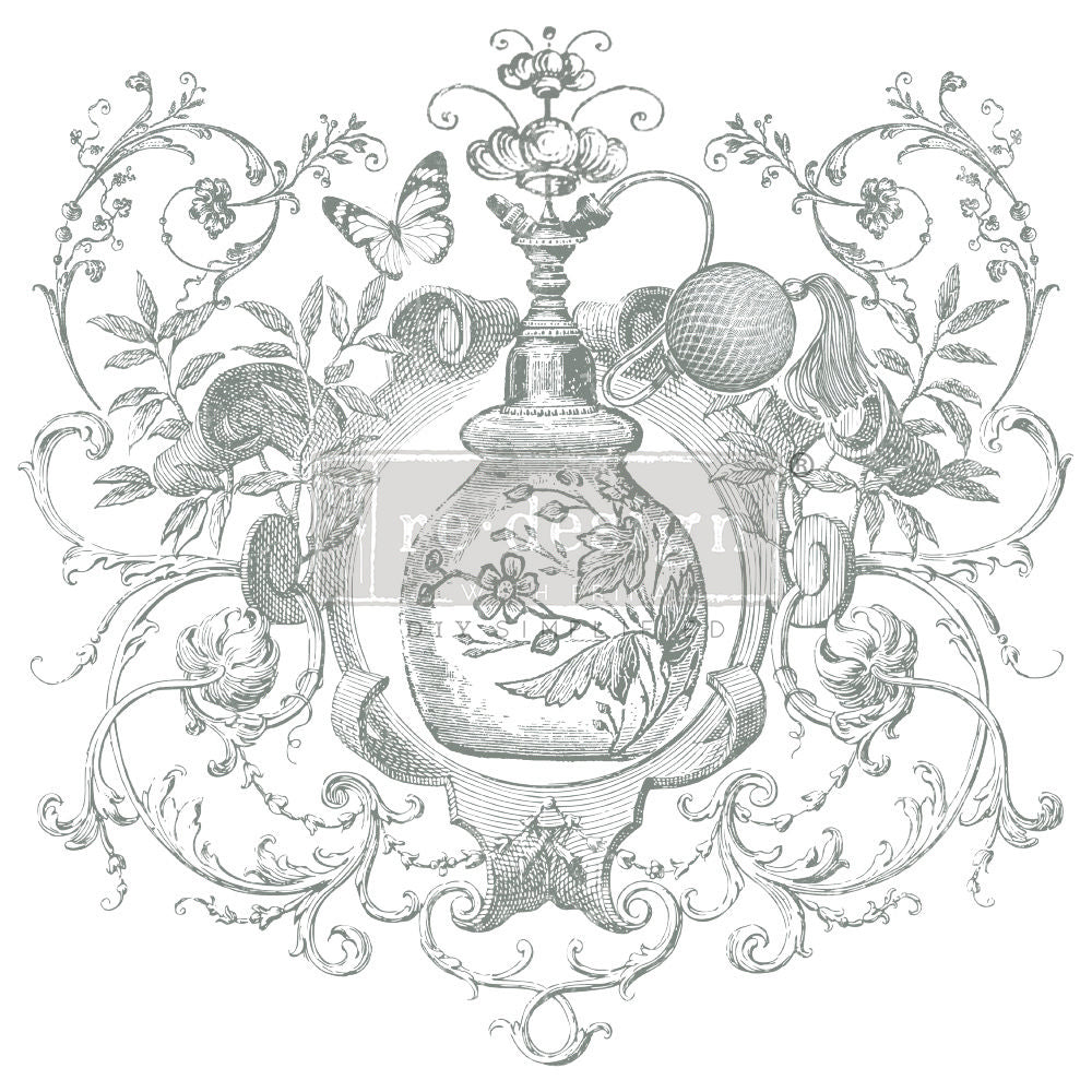 ODEUR DE ROSE (Pre-Order) - 30cm x 30cm - Redesign Decor Transfer Decal