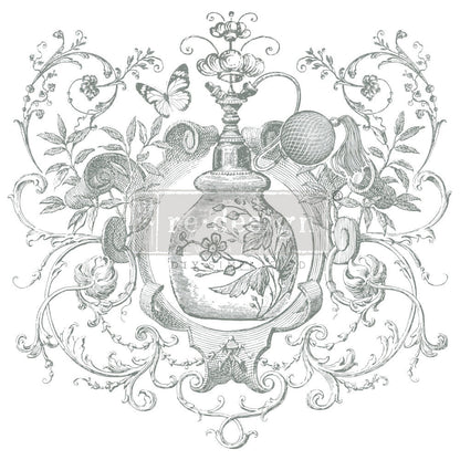 ODEUR DE ROSE (Pre-Order) - 30cm x 30cm - Redesign Decor Transfer Decal