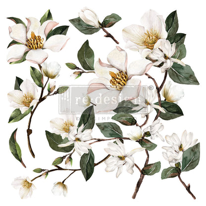 MAGNOLIA GARDEN (Pre-Order) - 30cm x 30cm - Redesign Decor Transfer Decal