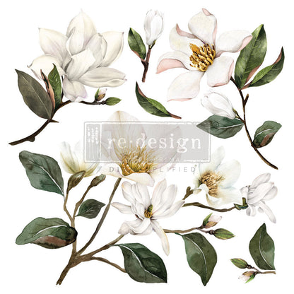 MAGNOLIA GARDEN (Pre-Order) - 30cm x 30cm - Redesign Decor Transfer Decal
