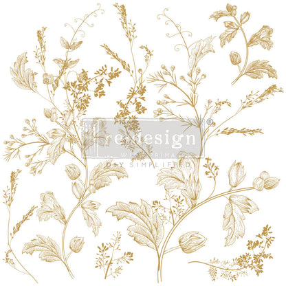 DAINTY BLOOMS (Pre-Order) - 30cm x 30cm - Redesign Decor Transfer Decal