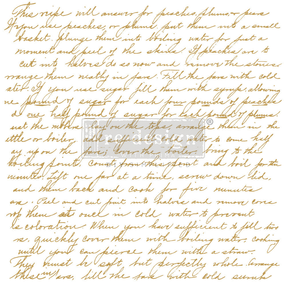 SWEET NOTES (Pre-Order) - 30cm x 30cm - Redesign Decor Transfer Decal