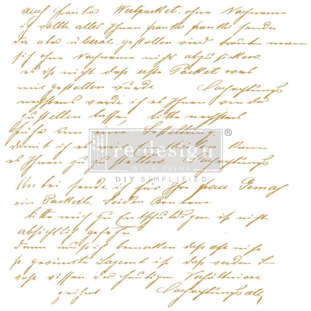 SWEET NOTES (Pre-Order) - 30cm x 30cm - Redesign Decor Transfer Decal