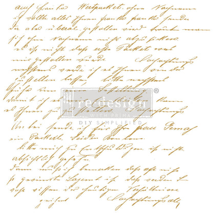 SWEET NOTES (Pre-Order) - 30cm x 30cm - Redesign Decor Transfer Decal