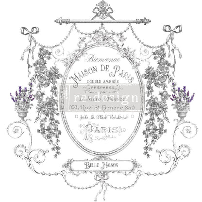 MASON DE PARIS (Pre-Order) - 30cm x 30cm - Redesign Decor Transfer Decal
