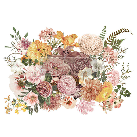WOODLAND FLORAL (Pre-Order) - 24" x 35" - Redesign Decor Transfer Decal