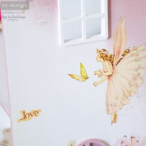 FAIRY FLOWERS - 3 sheets - 6" x 12" each - Redesign Decor Transfer Decal
