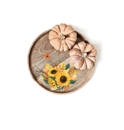 SUNFLOWER AFTERNOON- 3 sheets - 15cm x 30cm each - Redesign Decor Transfer Decal
