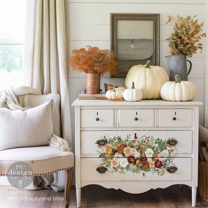 AUTUMNAL BLISS - 2 sheets each 30cm x 30cm - Redesign Decor Transfer Decal