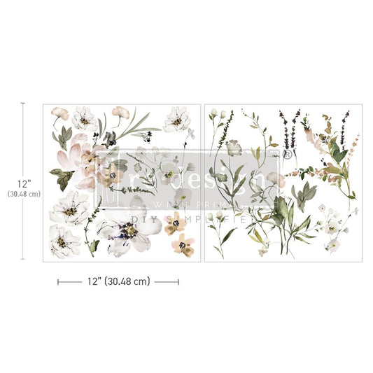 PASTELS ARTISTRY - 30cm x 30cm x 2 sheets - Redesign Decor Transfer Deca