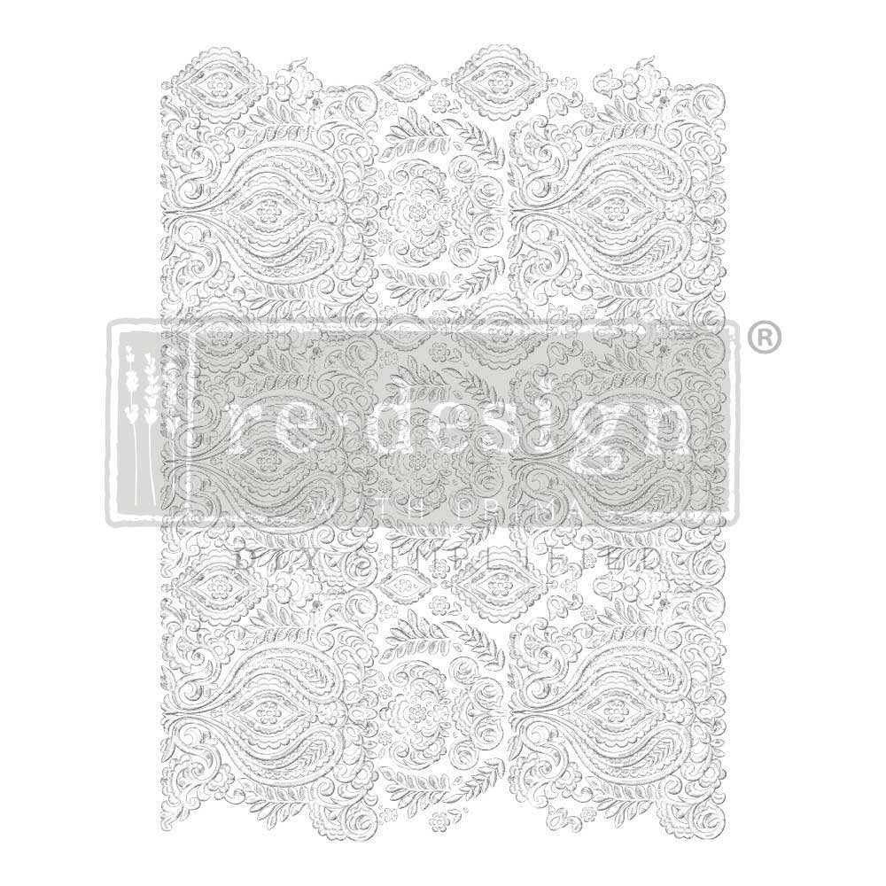 WHITE ENGRAVING - 61cm x 89cm - Redesign Decor Transfer Decal