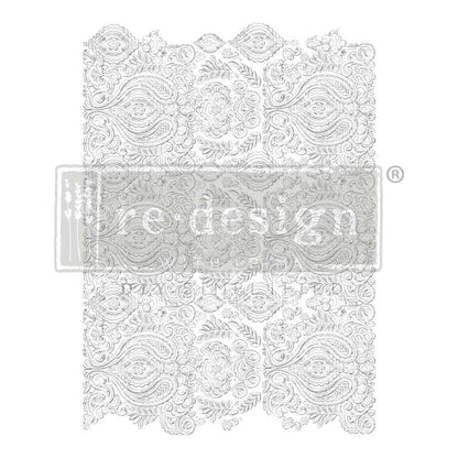 WHITE ENGRAVING - 61cm x 89cm - Redesign Decor Transfer Decal