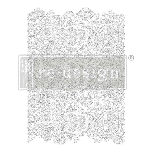 WHITE ENGRAVING - 61cm x 89cm - Redesign Decor Transfer Decal