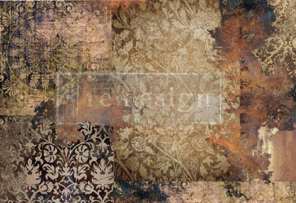 Decoupage Decor Tissue Paper - GOTHIC RHAPSODY - 49cm X 76cm Re-Design with Prima