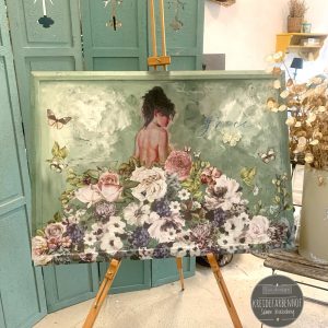 DARK FLORAL - 24" x 35" - Redesign Decor Transfer Decal