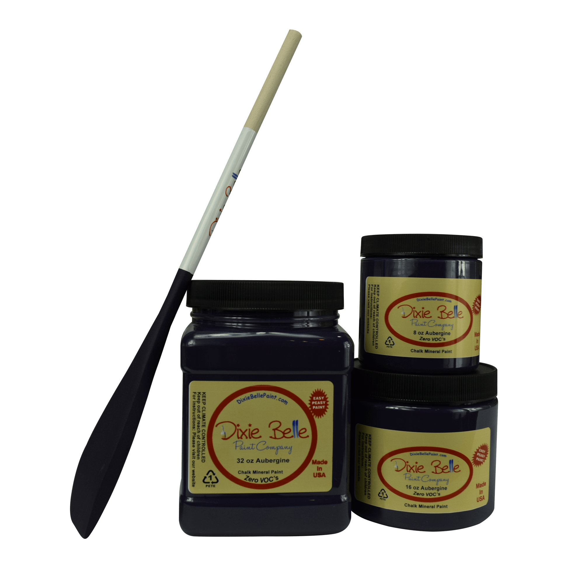 AUBERGINE - Dixie Belle - Dark Purple Mineral Chalk Paint - 236ml/8oz - 473ml/16oz