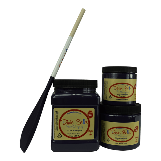 AUBERGINE - Dixie Belle - Dark Purple Mineral Chalk Paint - 236ml/8oz - 473ml/16oz